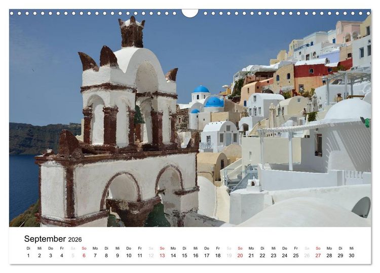 Produktbild: Kirchen und Kl&ouml;ster Griechenlands (Wandkalender 2026 DIN A3 quer), CALVENDO Monatskalender