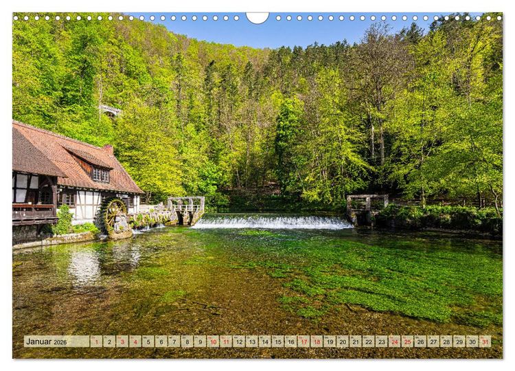 Produktbild: Wandern auf der &ouml;stlichen Schw&auml;bischen Alb (Wandkalender 2026 DIN A3 quer), CALVENDO Monatskalender
