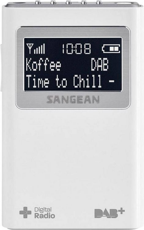 Produktbild: Sangean DPR-39 Taschenradio DAB+, UKW Wei&szlig;