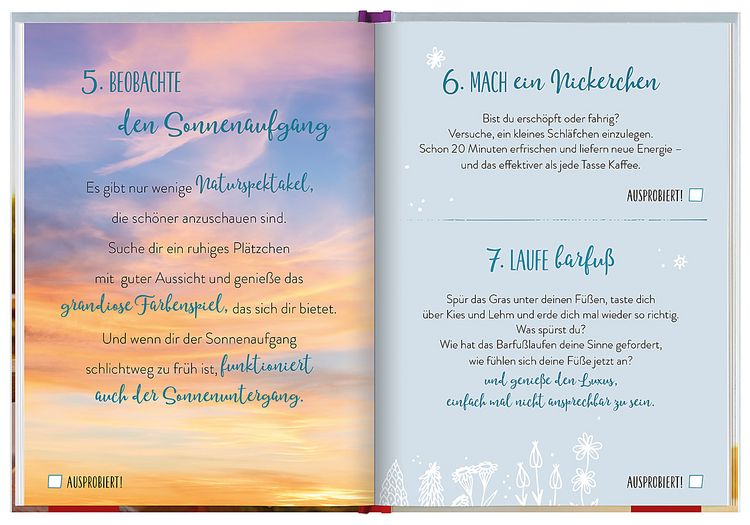 Produktbild: 100 kleine Ideen für einen achtsamen Alltag