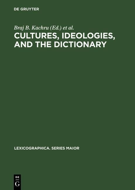 Produktbild: Cultures, Ideologies, and the Dictionary