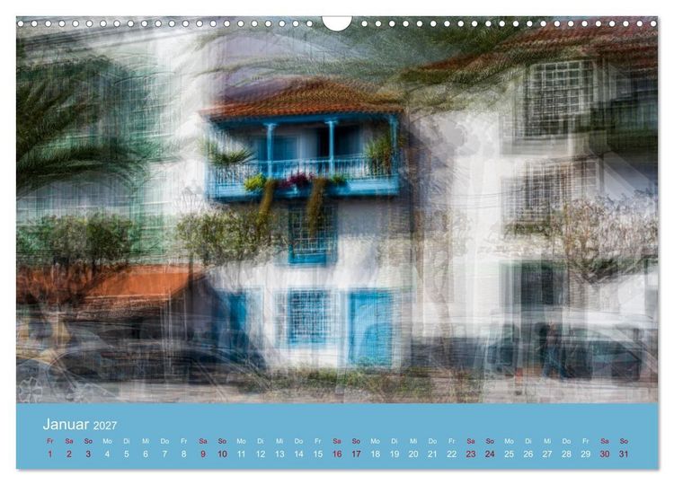 Produktbild: Architektur der Kanaren - Fotografie trifft Impressionismus (Wandkalender 2027 DIN A3 quer), CALVENDO Monatskalender