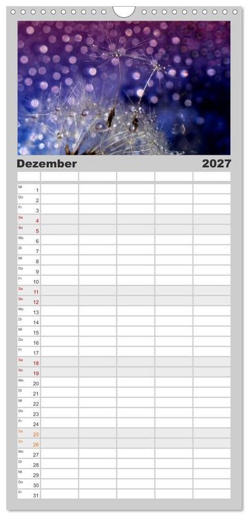Produktbild: Familienplaner 2027 - Puste mal! mit 5 Spalten (Wandkalender, 21 x 45 cm) CALVENDO