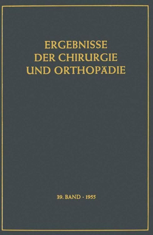 Produktbild: Ergebnisse der Chirurgie und Orthop&auml;die
