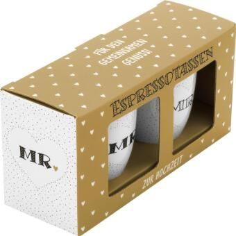 Produktbild: Espressotassen-Set Mr. & Mrs.