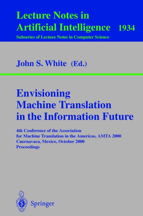 Produktbild: Envisioning Machine Translation in the Information Future