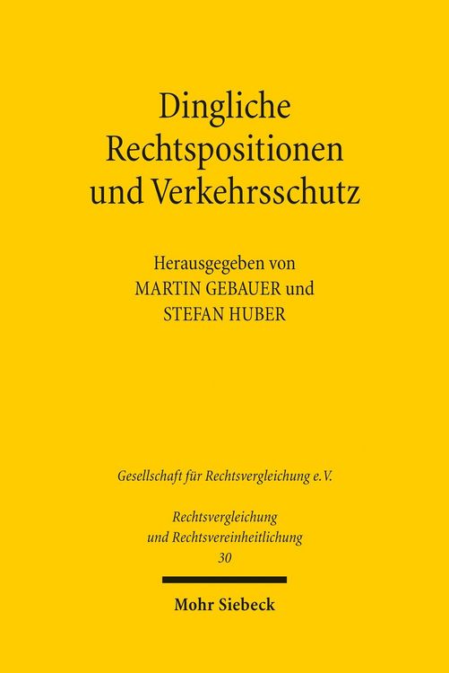 Produktbild: Dingliche Rechtspositionen und Verkehrsschutz