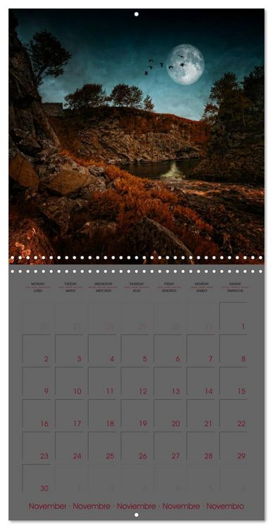 Produktbild: Gothic - Awaiting Darkness (Wall Calendar 2026 12 &times; 12 Inch) CALVENDO 12 Month Wall Calendar
