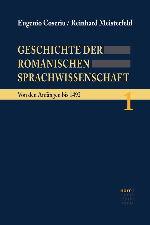 Produktbild: Geschichte der romanischen Sprachwissenschaft