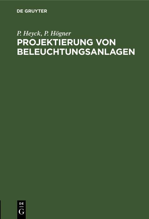 Produktbild: Projektierung von Beleuchtungsanlagen