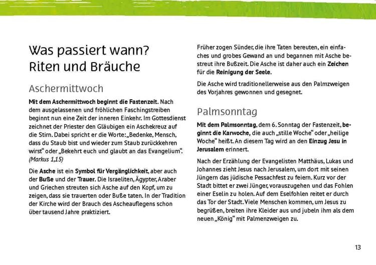 Produktbild: Unser Fastenkalender f&uuml;r die Kita