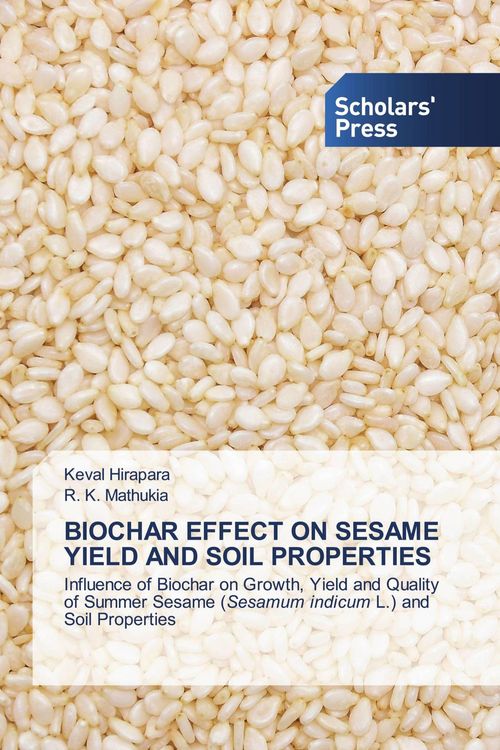 Produktbild: Biochar Effect On Sesame Yield and Soil Properties
