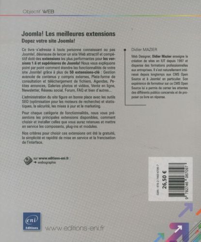 Produktbild: Joomla ! : les meilleures extensions