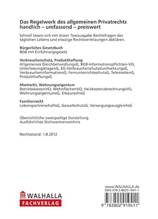 Produktbild: BGB - B&uuml;rgerliches Gesetzbuch