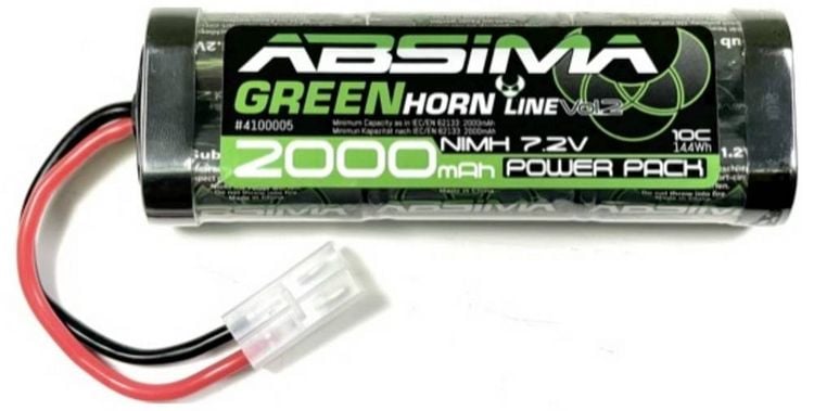 Produktbild: Absima Modellbau-Akkupack (NiMh) 7.2V 2000 mAh Zellen-Zahl: 6 Softcase Tamiya