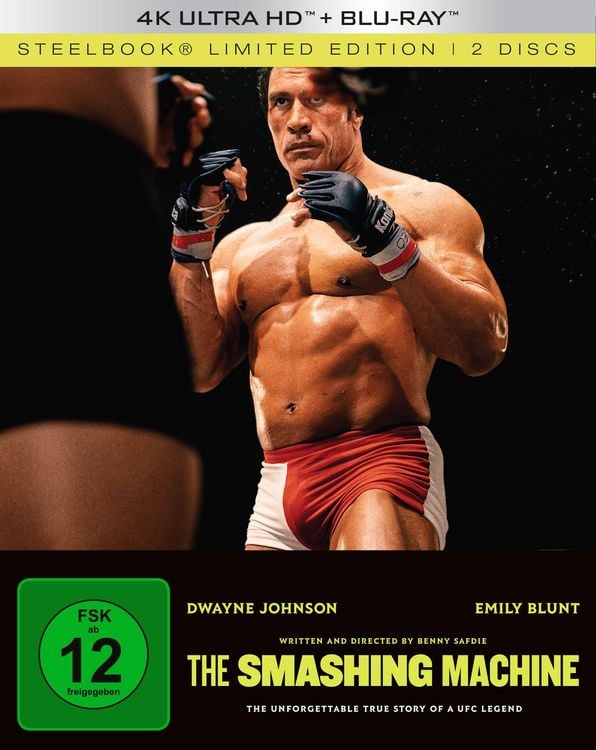 Produktbild: The Smashing Machine - Steelbook - Limited Edition (4K Ultra HD) (+ Blu-ray)