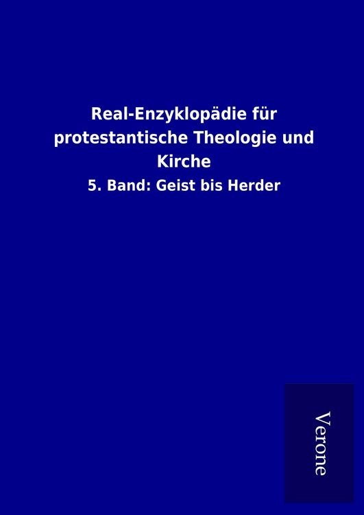 Produktbild: Real-Enzyklop&auml;die f&uuml;r protestantische Theologie und Kirche