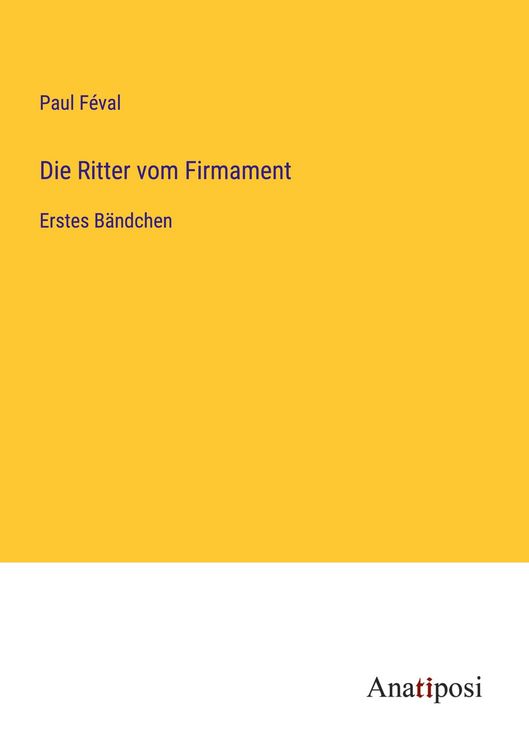 Produktbild: Die Ritter vom Firmament