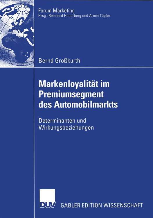 Produktbild: Markenloyalit&auml;t im Premiumsegment des Automobilmarkts