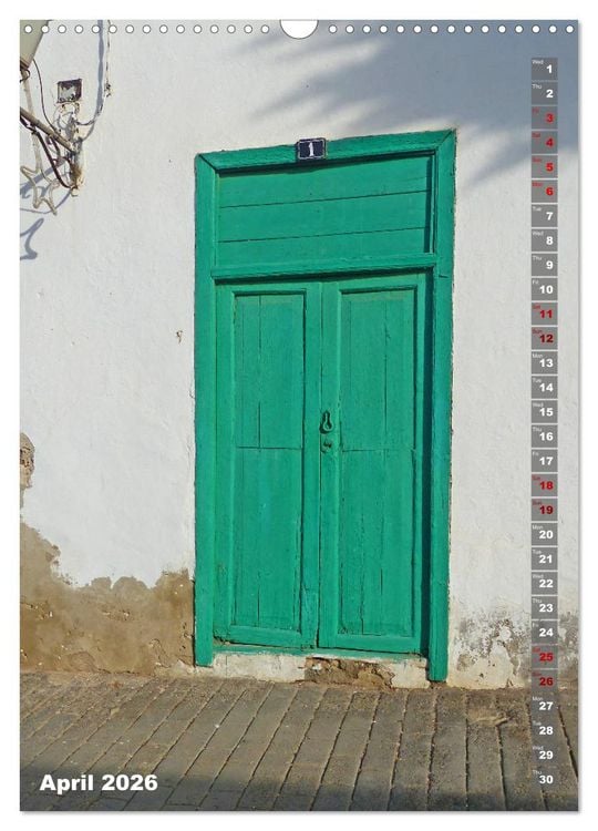 Produktbild: antique doors around europe (Wall Calendar 2026 DIN A3 portrait), CALVENDO 12 Month Wall Calendar
