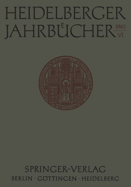 Produktbild: Heidelberger Jahrb&uuml;cher