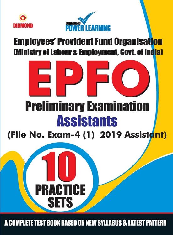 Produktbild: EPFO - Preliminary Examination - Assistant - 10 Practice Test Paper