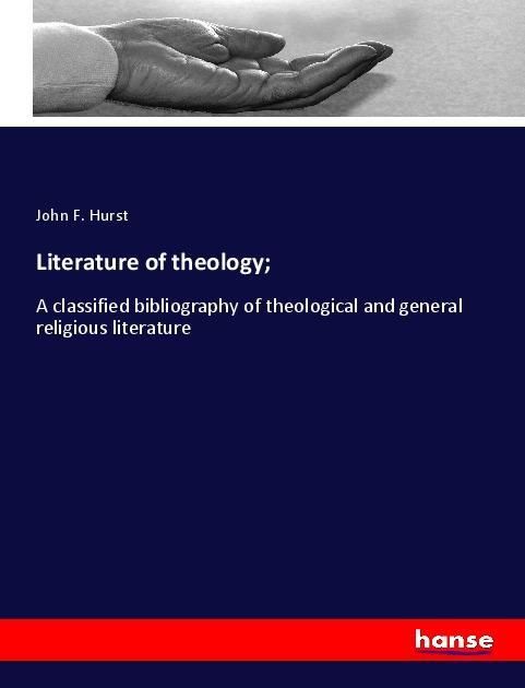 Produktbild: Literature of theology;