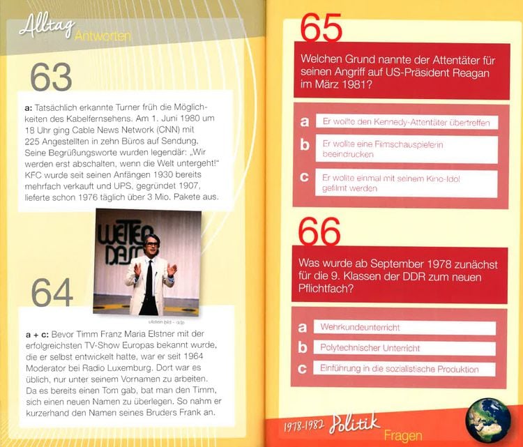 Produktbild: Wir vom Jahrgang 1963 - Das Quiz