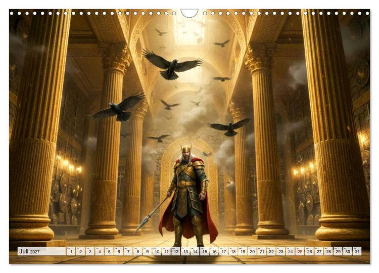 Produktbild: Ragnar&ouml;k &ndash; Die letzte Schlacht der G&ouml;tter (Wandkalender 2027 DIN A3 quer), CALVENDO Monatskalender