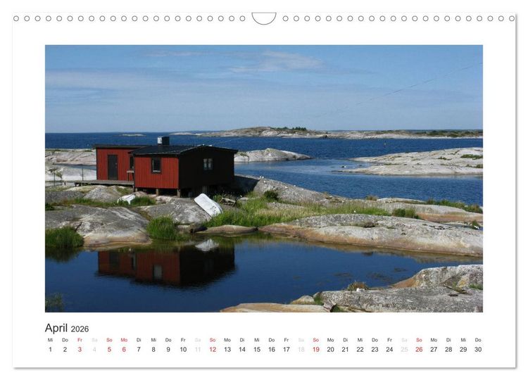 Produktbild: Stockholmer Sch&auml;rengarten (Wandkalender 2026 DIN A3 quer), CALVENDO Monatskalender