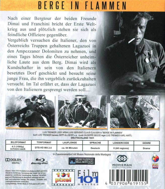 Produktbild: Berge in Flammen - Luis Trenker Edition