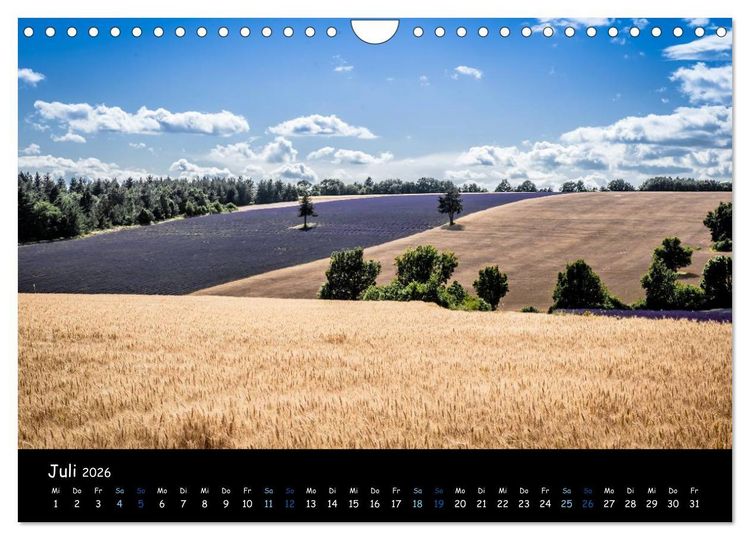 Produktbild: Provence - Lavendelbl&uuml;te (Wandkalender 2026 DIN A4 quer), CALVENDO Monatskalender