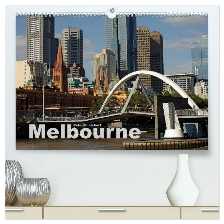 Produktbild: Melbourne (hochwertiger Premium Wandkalender 2026 DIN A2 quer), Kunstdruck in Hochglanz