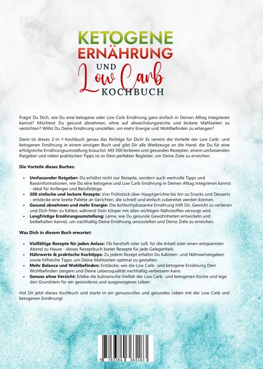 Produktbild: Ketogene Ern&auml;hrung und Low Carb Kochbuch