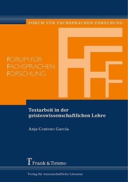 Produktbild: Textarbeit in der geisteswissenschaftlichen Lehre