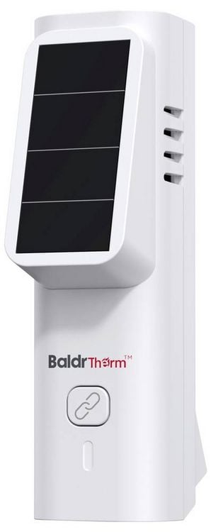 Produktbild: BaldrTherm Solar Thermo-/Hygrometer Wei&szlig; HCS701B