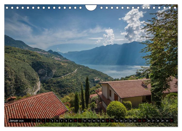 Produktbild: Gardasee - Impressionen aus der Lombardei (Wandkalender 2026 DIN A4 quer), CALVENDO Monatskalender