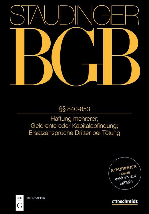 Produktbild: &sect;&sect; 840-853