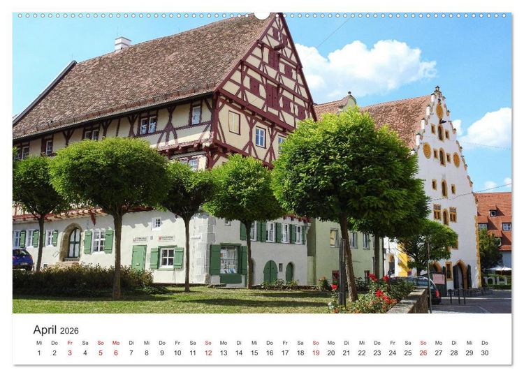 Produktbild: Stadtbummel im sch&ouml;nen N&ouml;rdlingen (hochwertiger Premium Wandkalender 2026 DIN A2 quer), Kunstdruck in Hochglanz