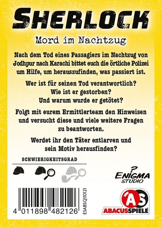 Produktbild: Sherlock &ndash; Mord im Nachtzug