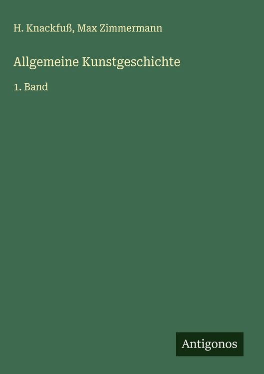 Produktbild: Allgemeine Kunstgeschichte