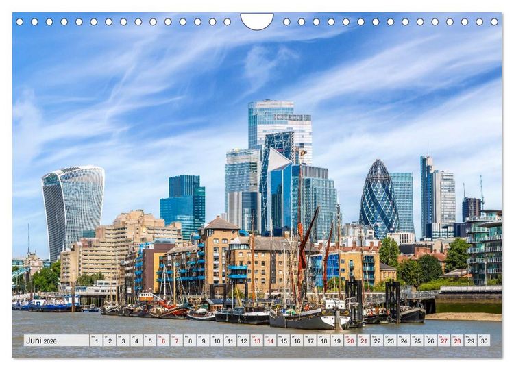 Produktbild: LONDON Magie einer Metropole (Wandkalender 2026 DIN A4 quer), CALVENDO Monatskalender
