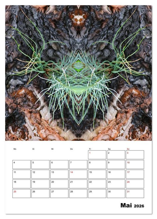 Produktbild: Fotokunst und Natur 2026 (Wandkalender 2026 DIN A4 hoch), CALVENDO Monatskalender