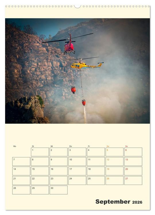 Produktbild: Feuerwehr - der Kalender (Wandkalender 2026 DIN A2 hoch), CALVENDO Monatskalender