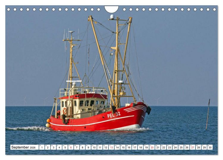 Produktbild: Die Nordsee zwischen Stade und Pellworm (Wandkalender 2026 DIN A4 quer), CALVENDO Monatskalender