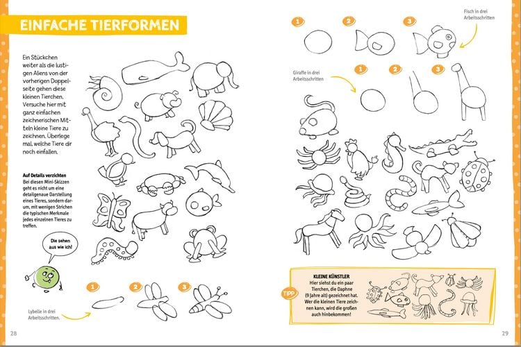 Produktbild: Die Kunst des Zeichnens f&uuml;r Kinder Zeichenschule