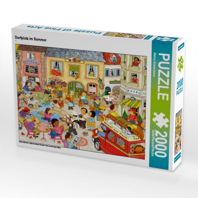 Produktbild: Dorfplatz im Sommer (Puzzle)