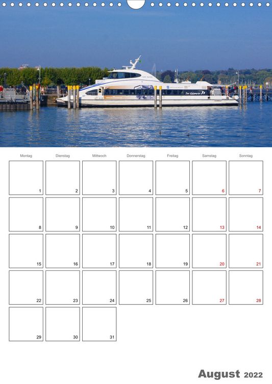 Produktbild: Konstanz am sch&ouml;nen Bodensee (Wandkalender 2022 DIN A3 hoch)
