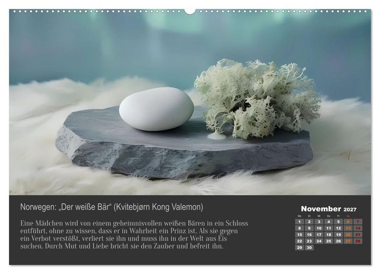 Produktbild: 12 M&auml;rchen unserer Welt (hochwertiger Premium Wandkalender 2027 DIN A2 quer), Kunstdruck in Hochglanz