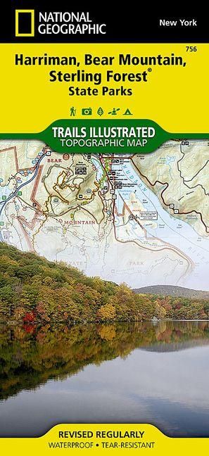Produktbild: Harriman, Bear Mountain, Sterling Forest State Parks Map